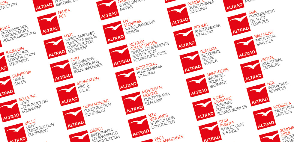 logos des filiales du groupe altrad