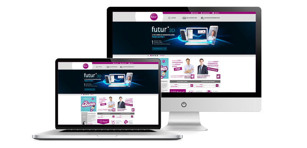 webdesign du site futur telecom