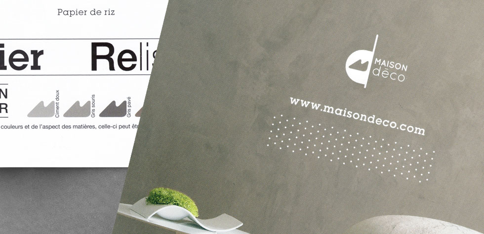 plaquette maison deco