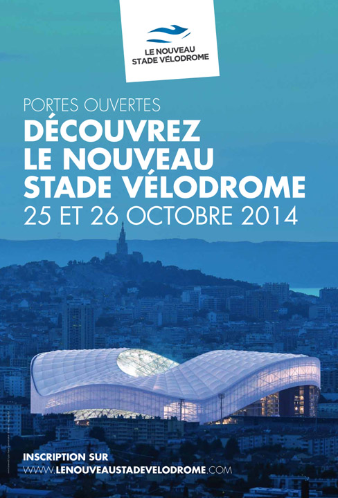 affiche inauguration du nouveau stade velodrome