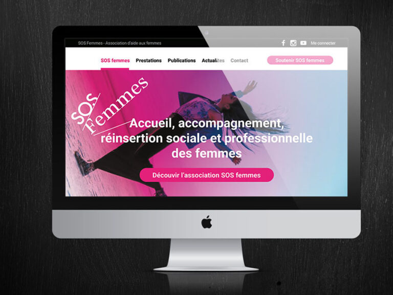 Webdesign site SOS Femmes